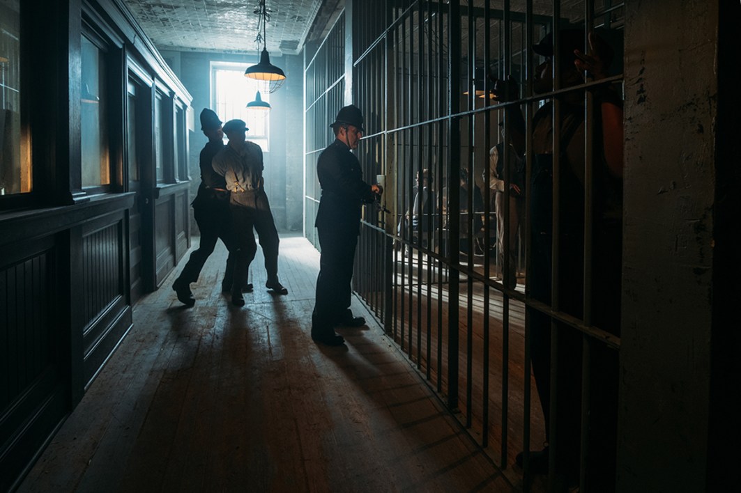 Jail, built set with dressing | Photo E. Zachanowich
