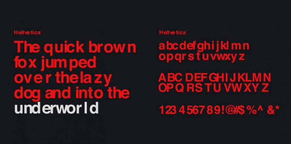 Hellvetica Typeface | Hellvetica Font